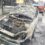 Carro pega fogo em JF